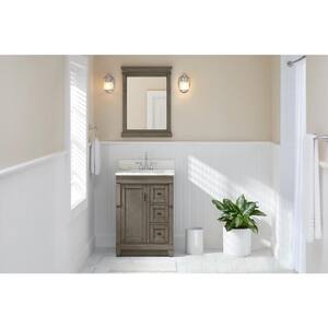 Naples 24 in. W x 21 5/8 in. D Bath Vanity Cabinet Only in Distressed Grey