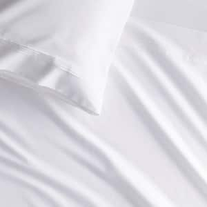 Legends Luxury Solid 600-Thread Count Egyptian Cotton Sateen Fitted Sheet