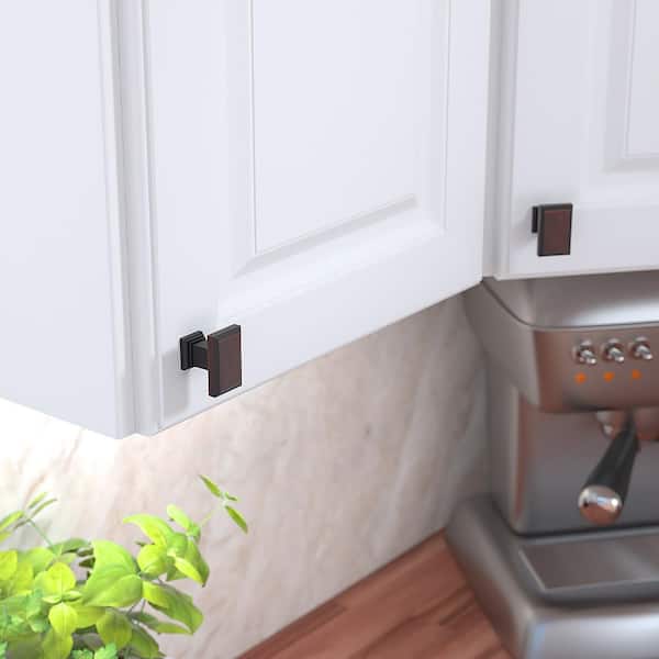 Mirabel Collection 1-1/2 in. (38 mm) Classic Brushed Oil-Rubbed Bronze Rectangle Cabinet Knob