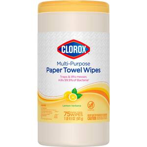 75-Count Multi-Purpose Lemon Verbena Paper Towel Wipes
