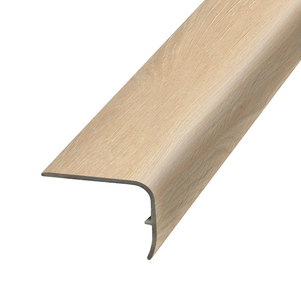 PERFORMANCE ACCESSORIES Pearl 1.32 in. T x 1.88 in. W x 78.7 in. L Vinyl Stair Nose Molding