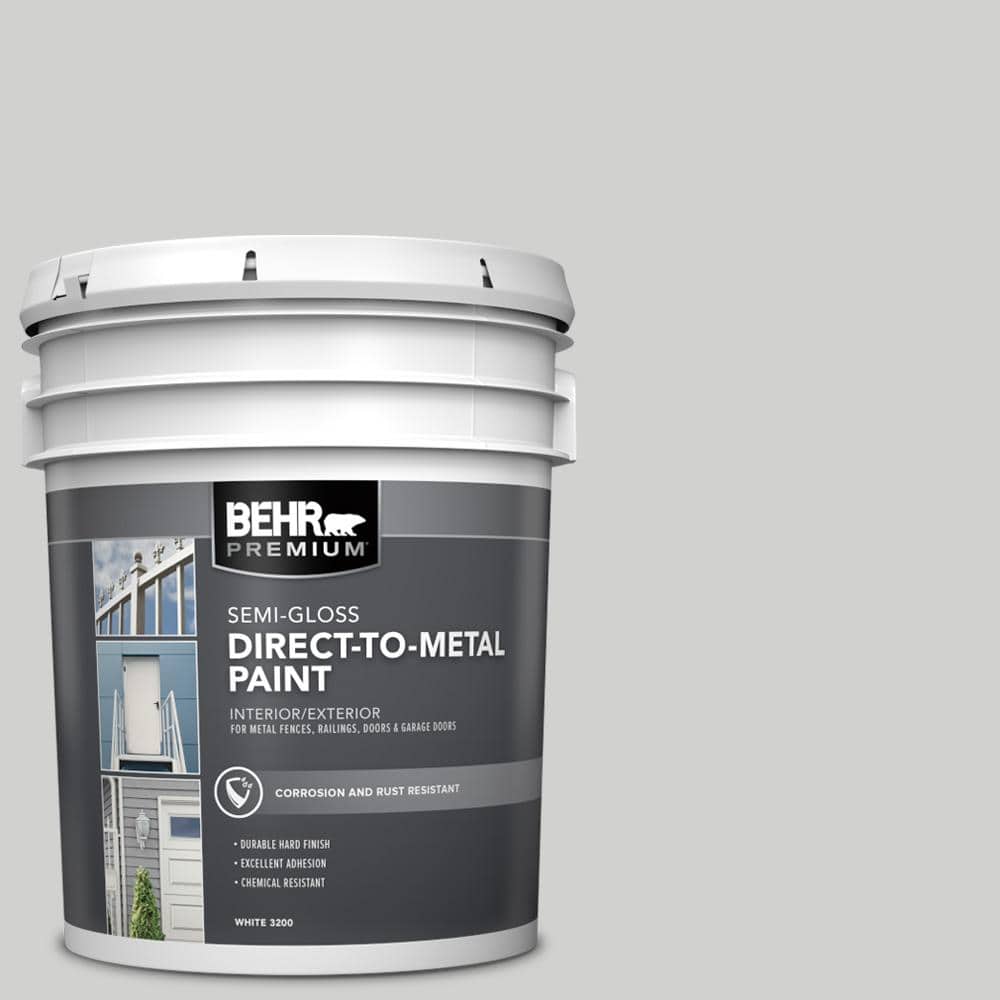 BEHR PREMIUM 5 gal. #S510-7 Dark Denim Semi-Gloss Direct to Metal  Interior/Exterior Paint 323005 - The Home Depot