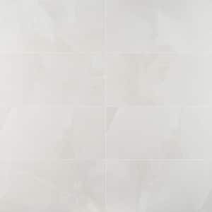 Saroshi Onyx Bianco 11.81 in. x 23.62 in. Matte Porcelain Floor and Wall Tile (15.5 sq. ft./Case)