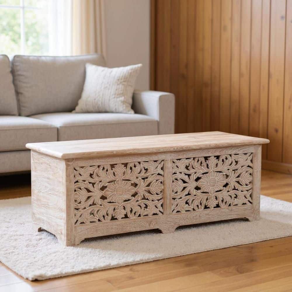 Rectangle Storage Ottoman Extra Large Ottoman
