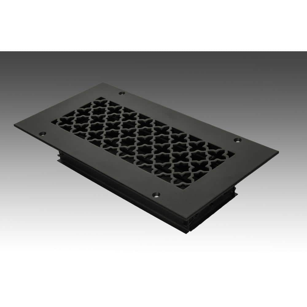 Victorian 10 in. x 4 in. Black Powder Coat Steel Wall Ceiling Vent with Opposed Blade Damper price history on PriceWatchPro