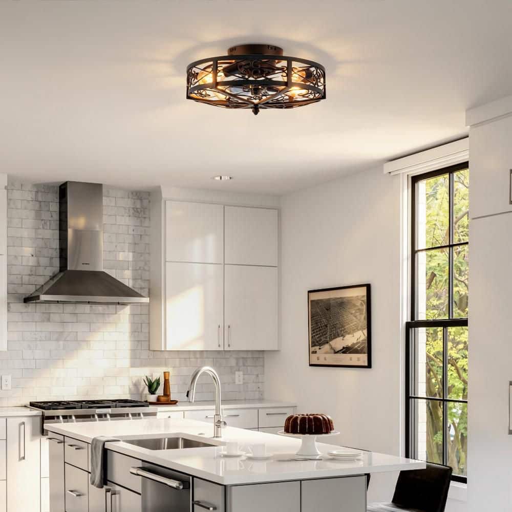 20 in. Black Ceiling Fan w/ Light Reversible DC Motor 6 Speed Remote Control Timing 1H 2H 4H Memory Bedroom Dining Room price history on PriceWatchPro