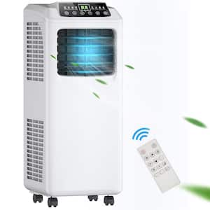 5,500 BTU Portable Air Conditioner Cools 250 Sq. Ft. with Dehumidifier in White