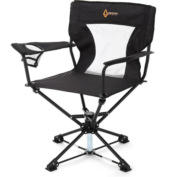 KKS0263U Charcoal Black Swivel Hunting Seat