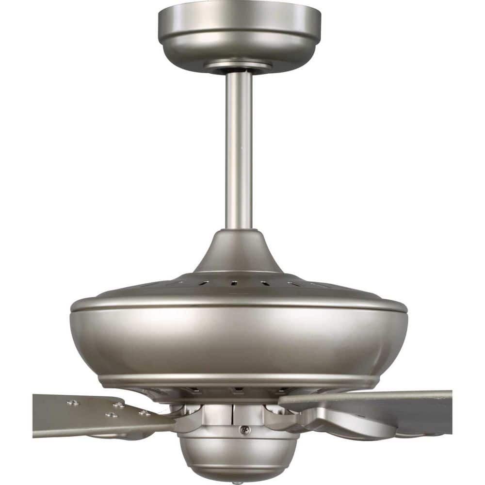 Kennedale 72" Nickel Ceiling Fan with Reversible Blades and Remote