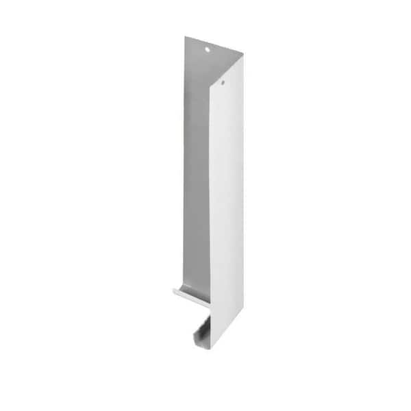 Gibraltar Building Products 7.5 in. x 1.25 in. x 1.75 in. Primed Smooth Aluminum Primed XL Siding Corner Moulding-10pack