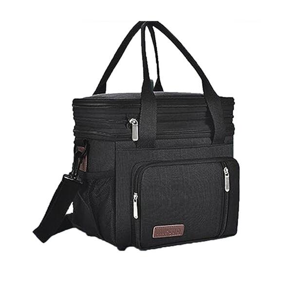 Luxshiny Insulated Picnic Basket With Aluminum Frame Durable And