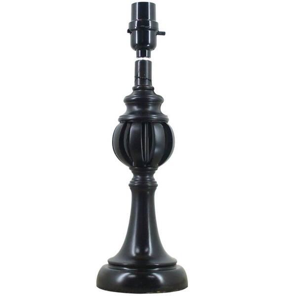 Hampton Bay Mix & Match 13.75 in. Dark Bronze Open Globe Accent Lamp - Title 20