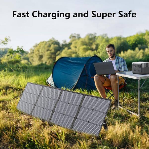 Yichuhaoxi 220-Watt Monocrystalline Foldable Solar Panel w/40-Volt