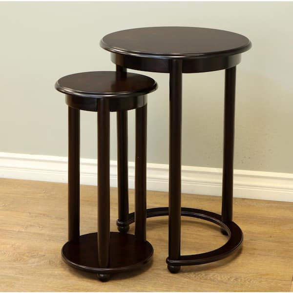 Homecraft Furniture Cherry 2-Piece Nesting End Table
