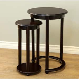 Cherry 2-Piece Nesting End Table