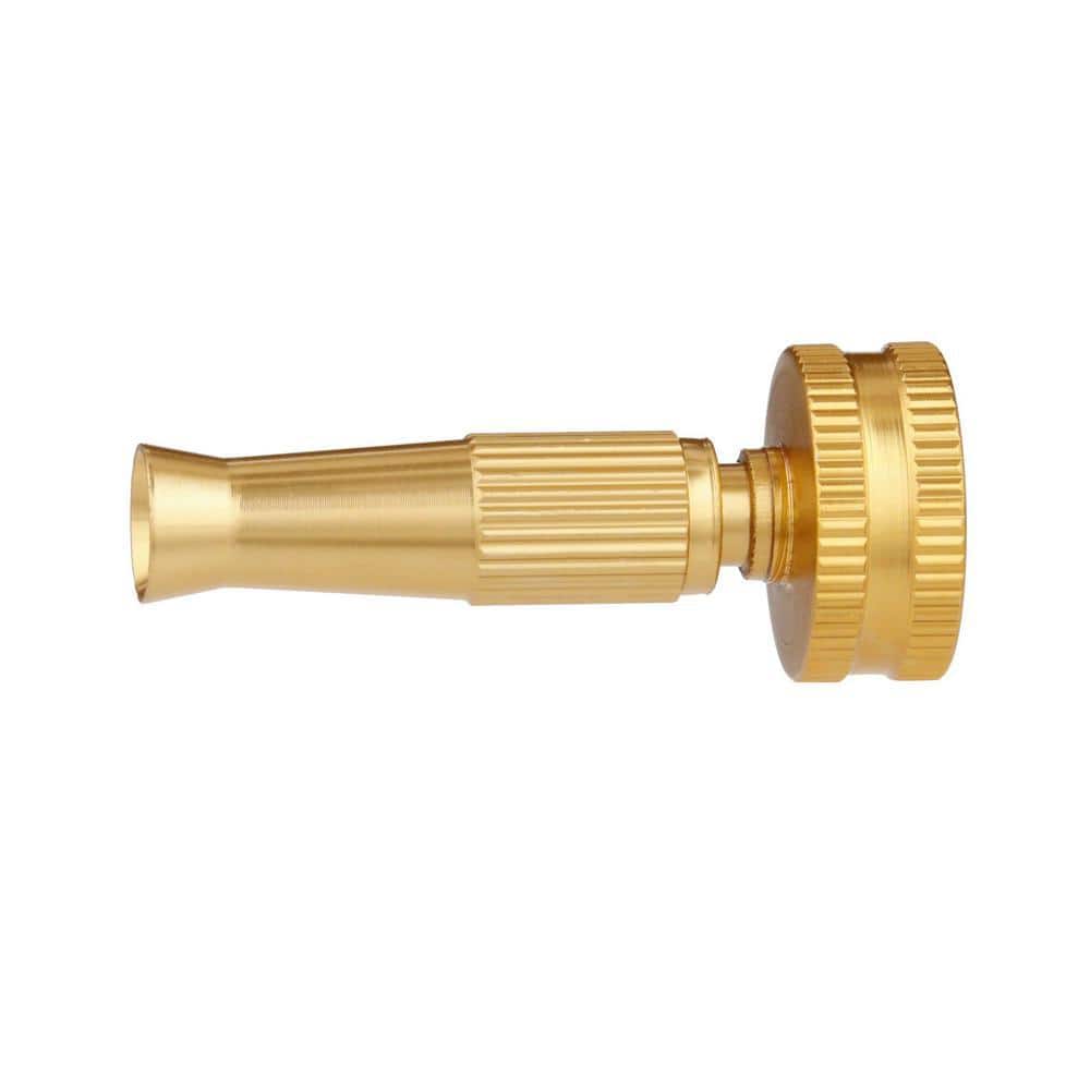 Brass 3" Adjustable Twist Hose Nozzle