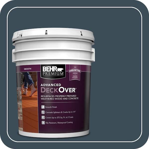 5 gal. #SC-101 Atlantic Smooth Solid Color Exterior Wood and Concrete Coating