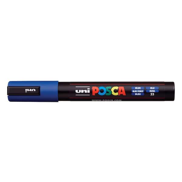 POSCA PC-5M Medium Bullet Paint Marker, Blue