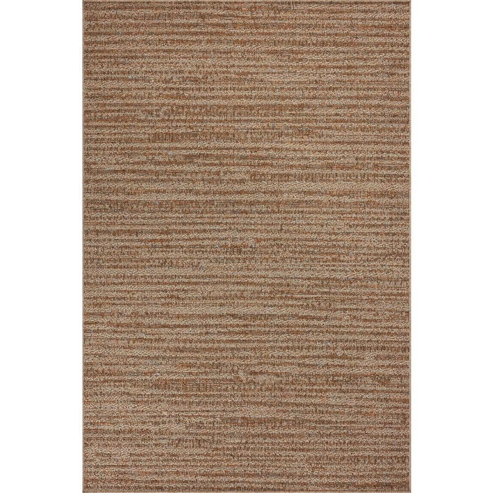 Merrick Oatmeal and Multicolor Geometric Rectangular Rug