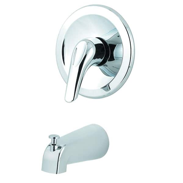 Pfister Pfirst Series 1-Handle Tub Filler Faucet Trim Kit in Polished Chrome (Valve Not Included)