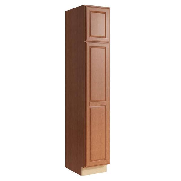 Cardell Salvo 15 in. W x 84 in. H Linen Cabinet in Caramel