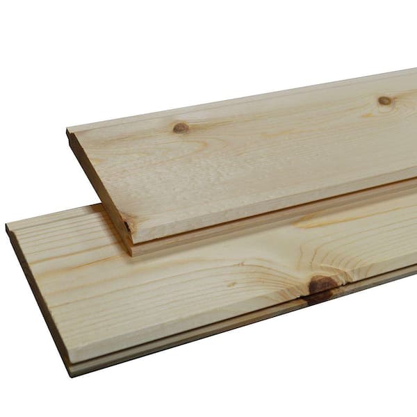 Unbranded 1 in. x 6 in. x 12 ft. #2 and Better Tongue and Groove Board