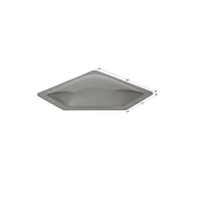New Angle RV Skylight, Outer Dimension: 28 in. x 15 in.