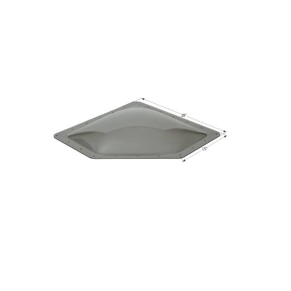 Icon New Angle Rv Skylight Outer Dimension 28 In X 15 In Nsl2412s The Home Depot