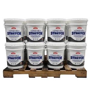 5 Gal. White Maximum-Stretch Rubber and Acrylic Reflective Roof Coating (Pallet of 24)