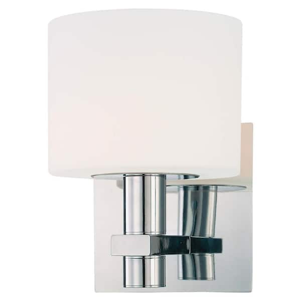 Stem 1-Light Chrome Bath Light