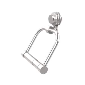 Venus Collection Single Post Toilet Paper Holder with Dotted Accents in Polished Chrome