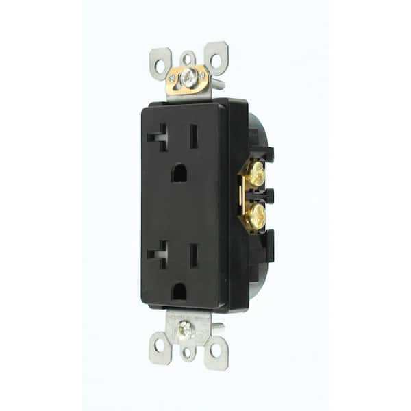 Leviton Decora 20 Amp 125 V Tamper Resistant Duplex Outlet