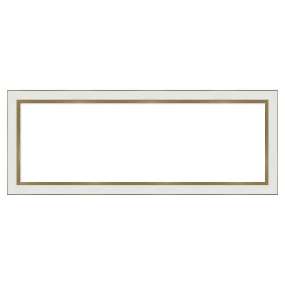 Eva Narrow White Gold 39 in. x 15 in. Polystyrene Framed Dry Erase Magnetic Memo Board price history on PriceWatchPro