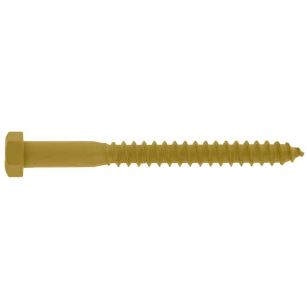 Hillman 1/2 x 8 in. PAW Exterior Coating Hex Lag Screw (12-Pack)