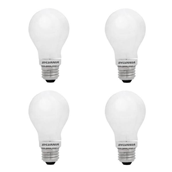 Sylvania 100-Watt Equivalent A21 Dimmable Double Life Household LED Light Bulb Warm White (4-Pack)