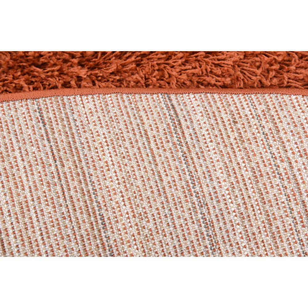 Lavish Indulgence 8' x 10' Blue Shag Synthetic Area Rug