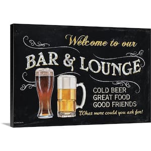 "Welcome to Our Bar" by Debbie DeWitt Canvas Wall Art