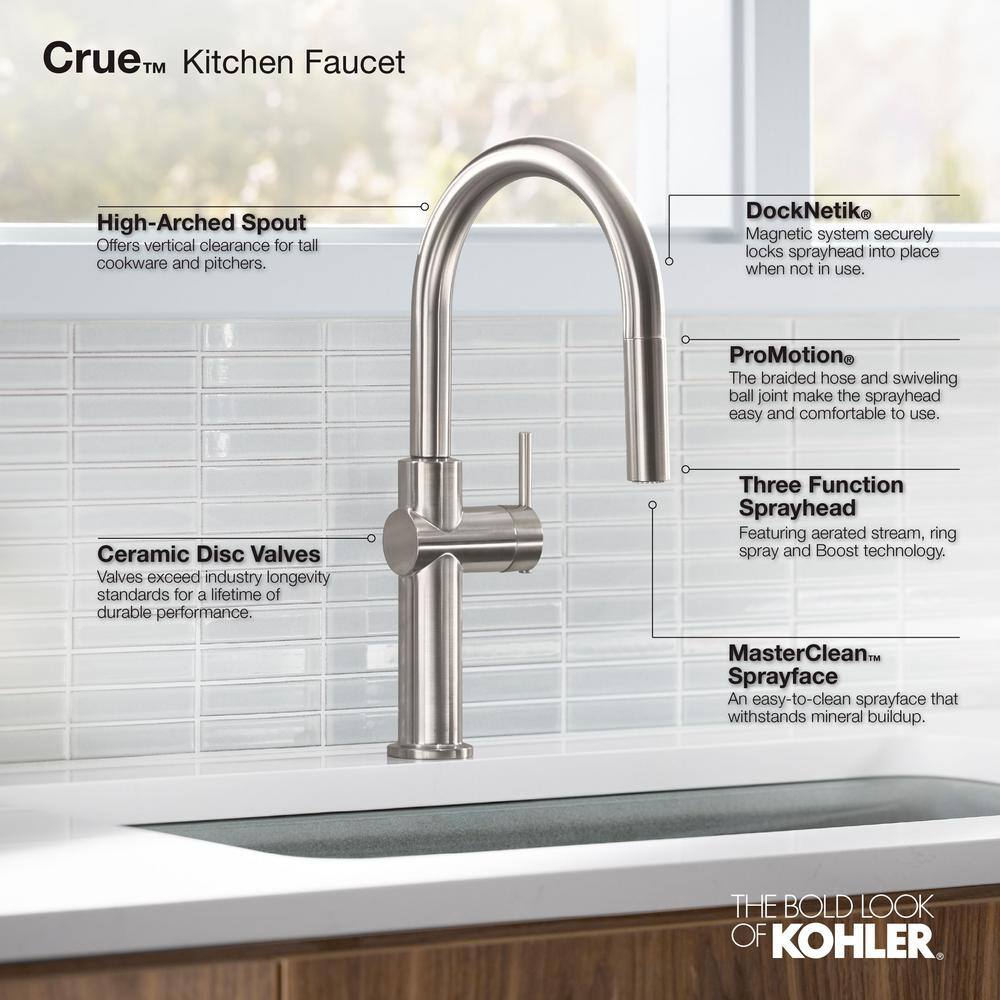 Matte Black Single Handle Pull Down Kitchen Faucet