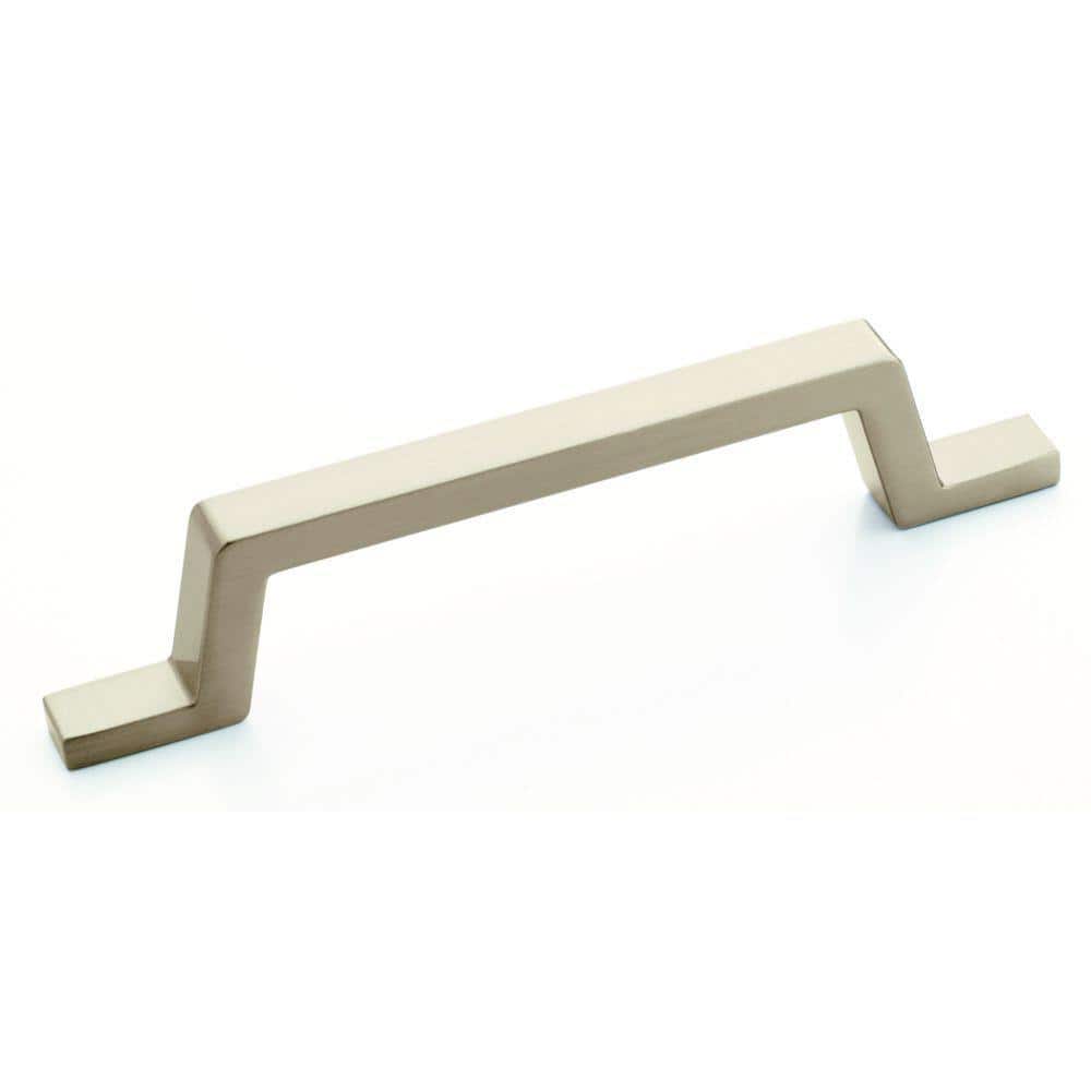 Conrad 3-3/4 in. (96mm) Modern Satin Nickel Arch Cabinet Pull