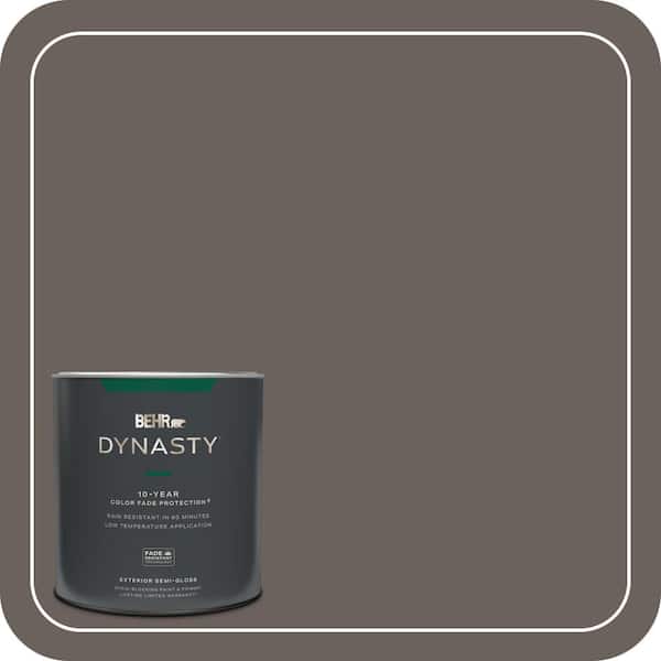 BEHR DYNASTY 1 qt. #T11-8 Back Stage Semi-Gloss Exterior Stain-Blocking Paint & Primer