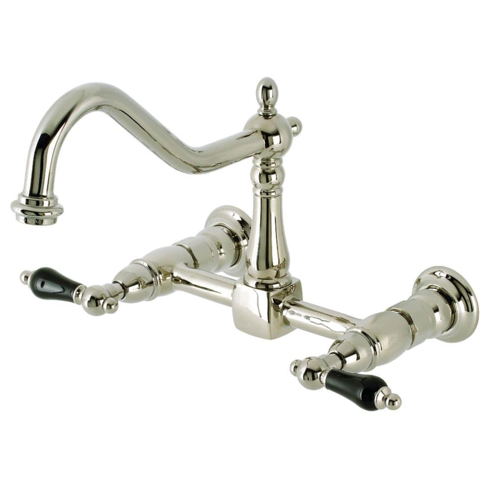 Duchess 2-Handle Wall-Mount Standard Kitchen Faucet in Polished Nickel price history on PriceWatchPro