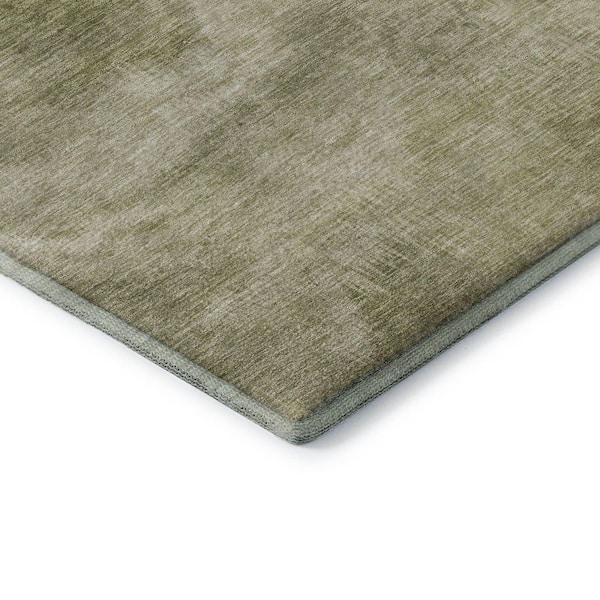 Mayfield Premium Machine Washable Abstract AMF2095 Sage 10 ft. x 14 ft. Area Rug