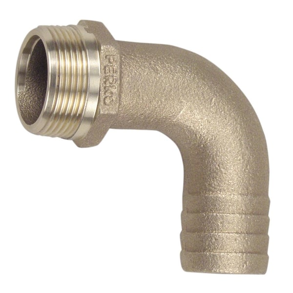 Perko 90° 1 in. Pipe to Hose Adapter
