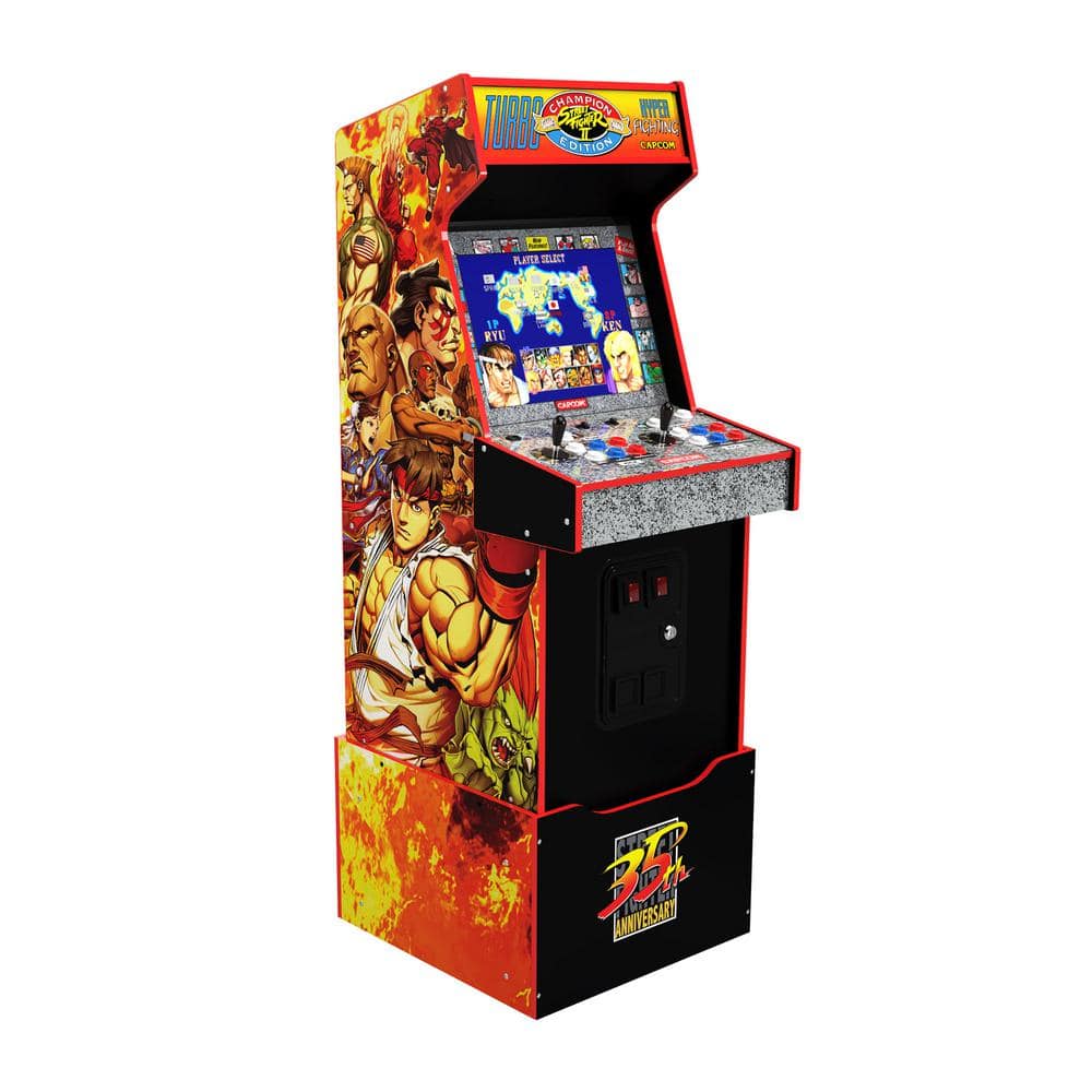 Arcade 1up Marvel Arcade Cabinet Multi Metal WiFi LIVE Online Play 8  Classic Games in the Video Gaming Accessories department at