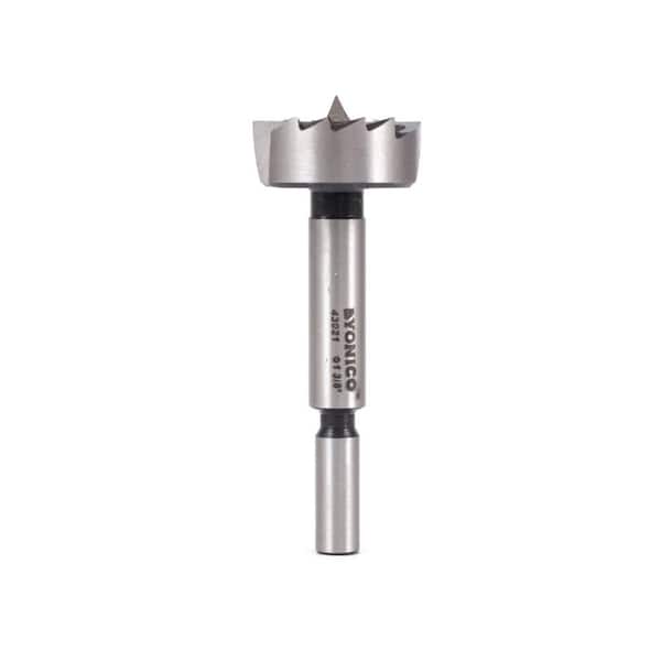 Forstner 1-3/8 in. Dia 3/8 in. Shank Solid Hardened Steel Forstner Bit