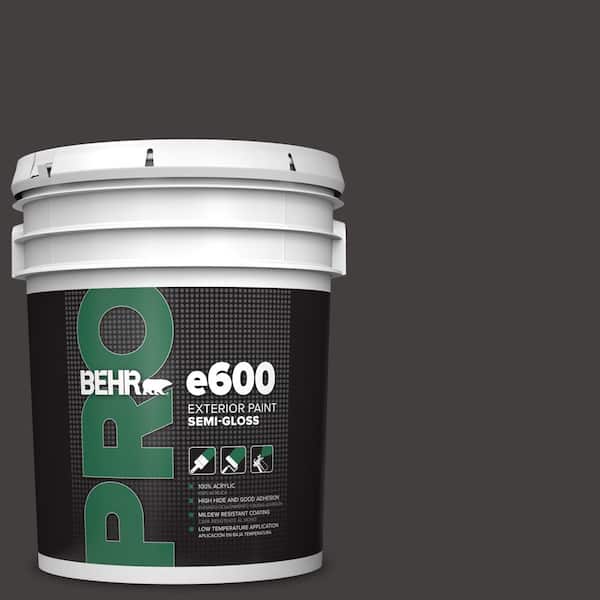 5 gal. #MQ1-35 Off Broadway Semi-Gloss Acrylic Exterior Paint