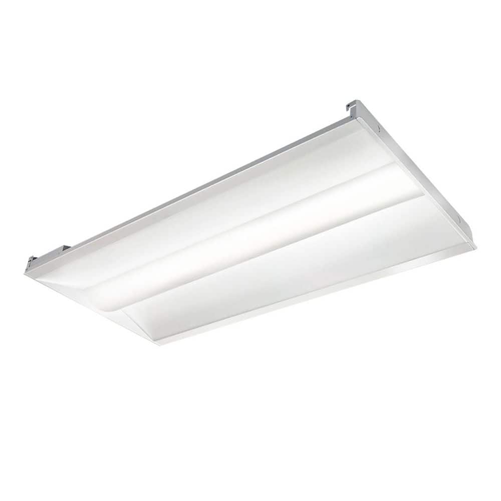2ft. x4 ft. 120W Equivalent 5625 Lumens Integrated LED Emergency Troffer Light 3CCT Selectable w/ Battery Back Up, White price history on PriceWatchPro