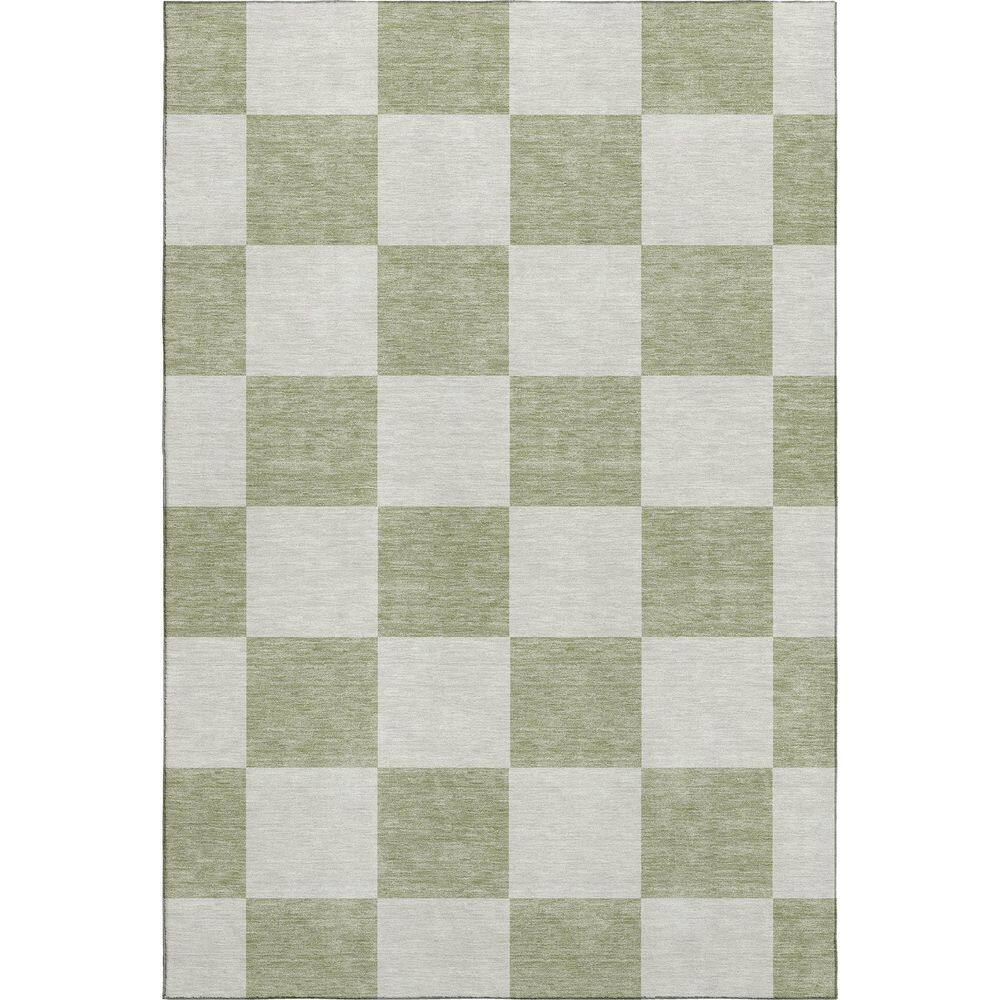 Mayfield Premium Machine Washable Abstract AMF2345 Aloe 8 ft. x 10 ft. Area Rug price history on PriceWatchPro