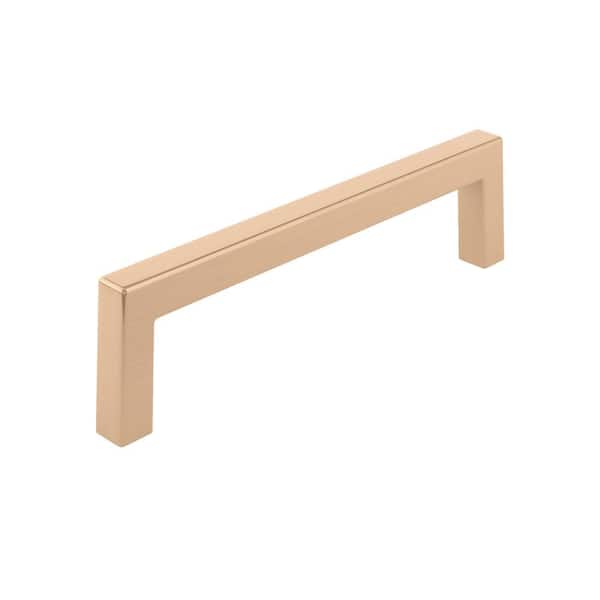 Richelieu Hardware Lambton Collection 5-1/16 in. (128 mm) Modern Champagne Bronze Rectangular Cabinet Bar Pull