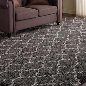 Casanova - Charcoal - Gray 13 ft. 60 oz. Polypropylene Twist Installed Carpet